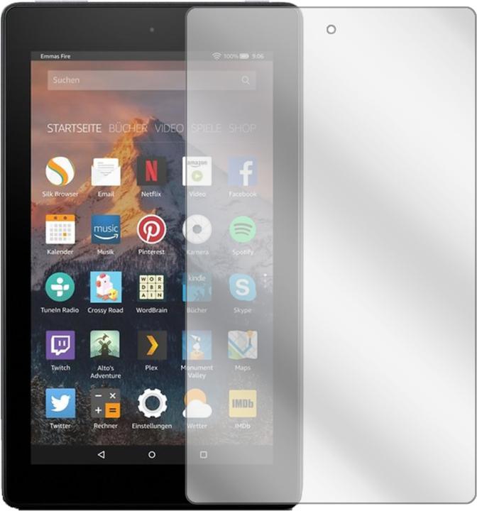 Actual product image Dipos Screen Protector Crystalclear (2 Piece, Amazon Fire 7 (2017))