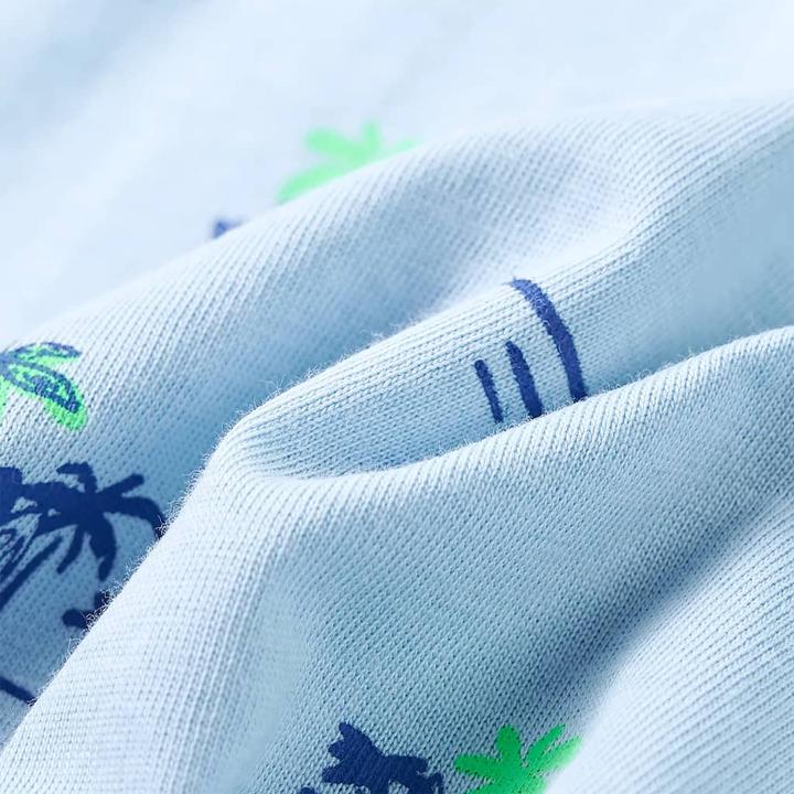 Immagine prodotto VidaXL Maglietta da bambino azzurro 92,Materiale: 100 % cotone,Colore (92)