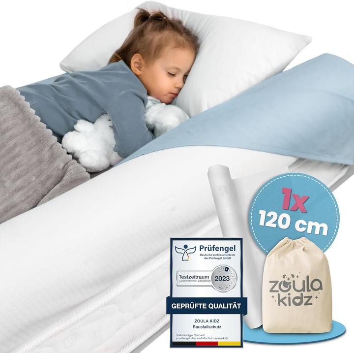 Produktbild Zoula kidz Aufblasbarer Rausfallschutz für Kinderbetten (120 cm)