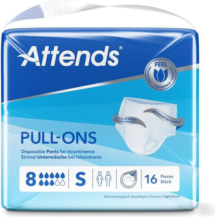 Attends Pull Ons 8 Pant (16 x, Mini)