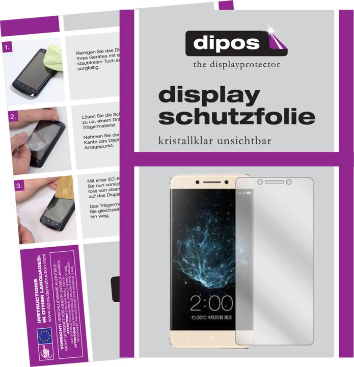 Actual product image Dipos Screen Protector Crystalclear (2 Piece, LeEco Le Pro 3 Elite)