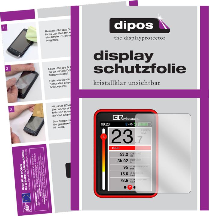 Actual product image Dipos Screen Protector Crystalclear (Screen protector, Drive Evo)