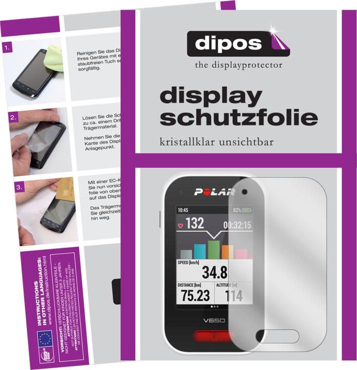 Actual product image Dipos Screen Protector Crystalclear (Screen protector, V650)