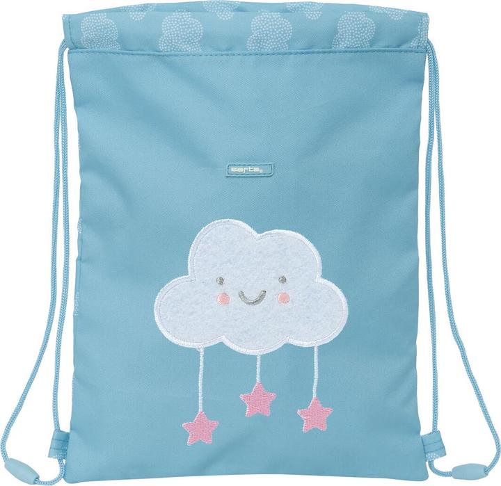 Actual product image Safta Backpack bag with straps Nube Blue 26 x 34 x 1 cm