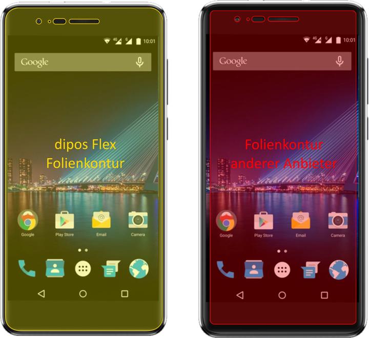 Immagine prodotto Dipos Pellicola Protettiva Full-Cover 3D (3 Pezzo/i, Phicomm Energia 4s)