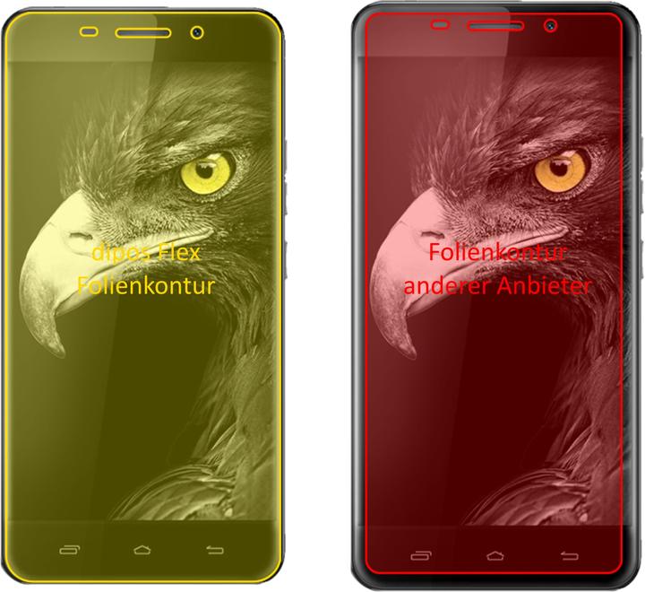 Actual product image Dipos Screen Protector Full-Cover 3D (3 Piece, Ulefone Metal)