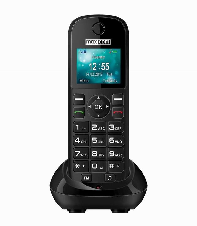 Image du produit Maxcom Téléphone Fixe Sans Fil Mm35d Noir