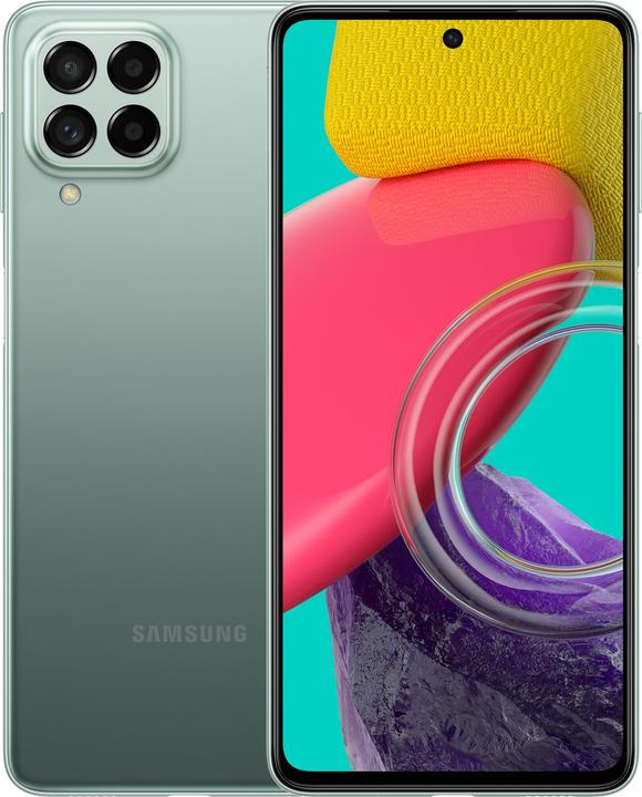 Samsung Galaxy M53 (128 GB, Green, 6.70", Hybrid Dual SIM, 108 Mpx, 5G)