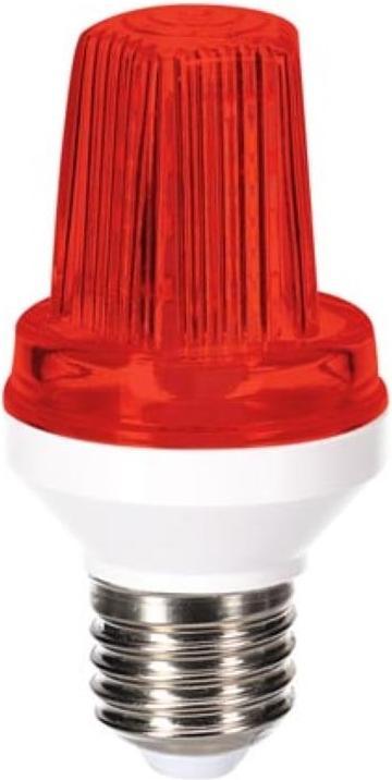 Velleman MINI LAMPE LED STROBOSCOPIQUE - E27 - 3 W - ROUGE (360 lm, E27)