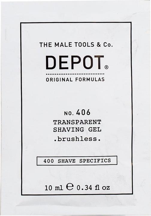 Depot 400 Shave Specifics No 406 Menthol Softening And Refreshing Shaving Gel - 10 Ml (10 ml, Rasiergel)