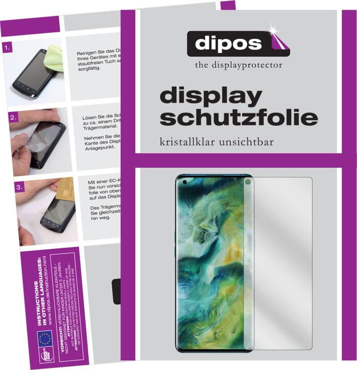 Dipos Displayschutzfolie Crystalclear (6 Stück, Oppo Find X2 Pro)