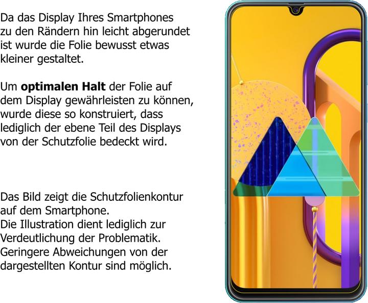 Produktbild Dipos Displayschutzfolie Antireflex (5 Stück, Samsung Galaxy M21)