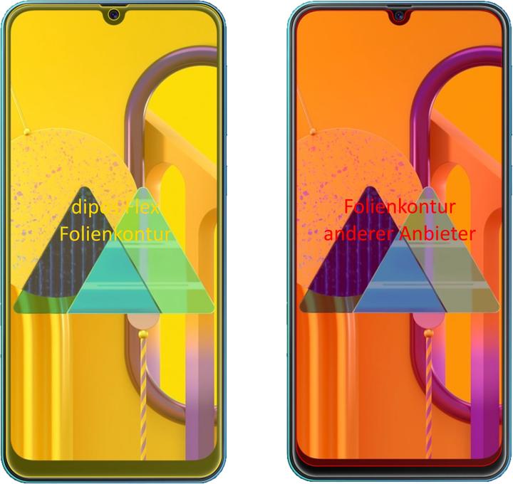 Image du produit Dipos Film de Protection d’écran Full-Cover 3D (2 pièce(s), Samsung Galaxy M31s)