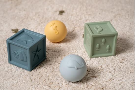 Produktbild Rubo Toys Little Dutch Ocean-Blöcke / Bälleset