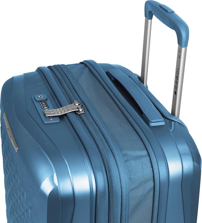 Actual product image Gabol Queens 4-wheel suitcase set 3-piece with stretch fold (223 l, XL (from 140l))