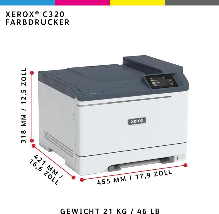 Actual product image Xerox C320 colour laser printer Wi-Fi (Laser, Colour)