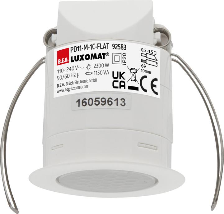 Image du produit BEG Détecteur de présence pour plafond 92583 super plat PD11-M-1C-FLAT-DE (7 m)