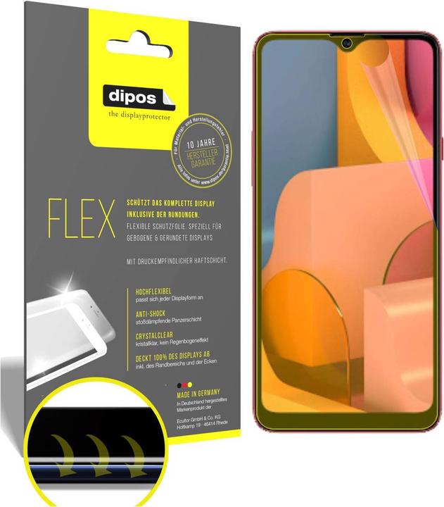 Actual product image Dipos Screen Protector Full-Cover 3D (2 Piece, Samsung Galaxy A20s)