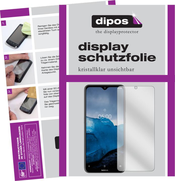 Actual product image Dipos Screen Protector Crystalclear (5 Piece, Nokia 6.2)
