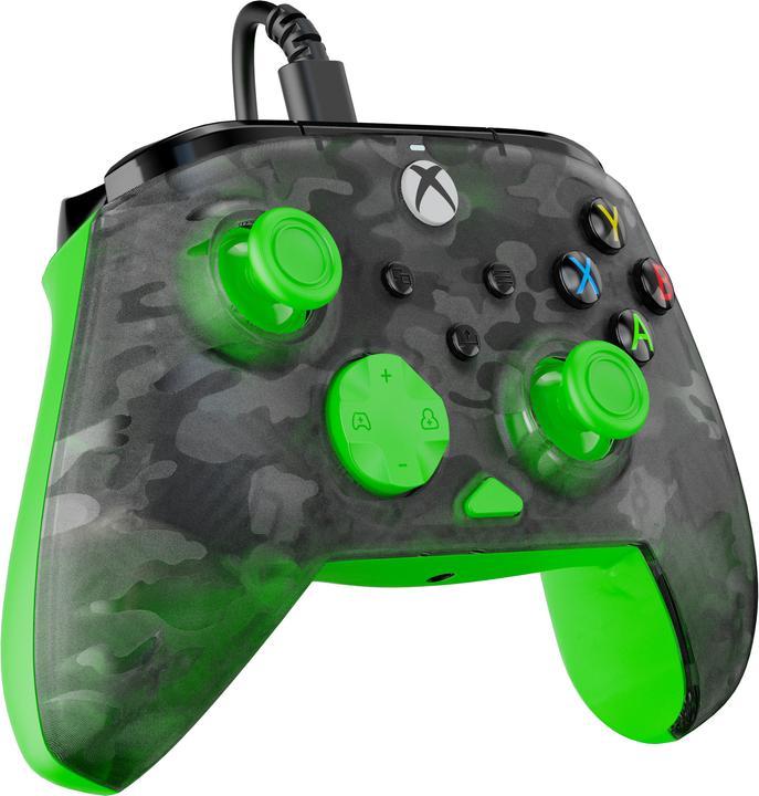 Produktbild Turtle Beach Rematch Core Wired Controller · XB · Ghost Camo Black & Green (Xbox One S, Xbox Series X, PC, Xbox Series S)