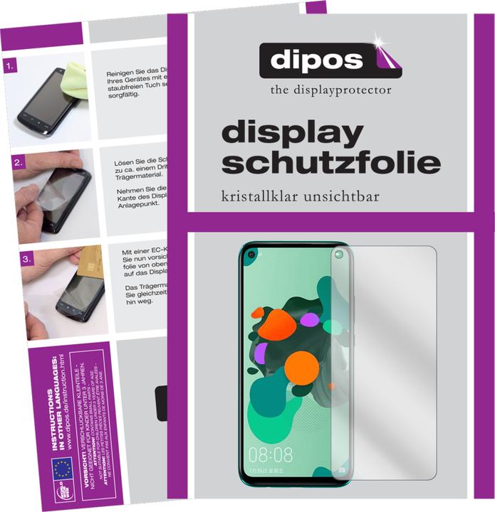 Actual product image Dipos Screen Protector Crystalclear (5 Piece, Huawei Nova 5z)
