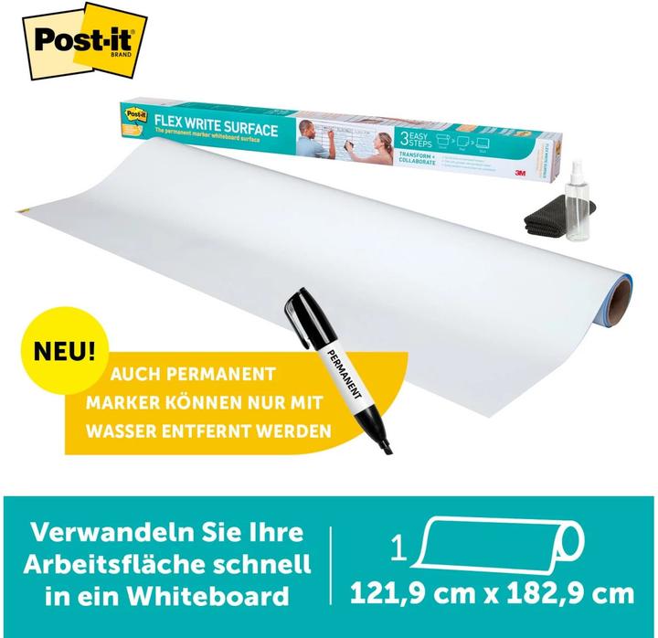 Produktbild Post-it Whiteboard Folie (122 x 183 cm)