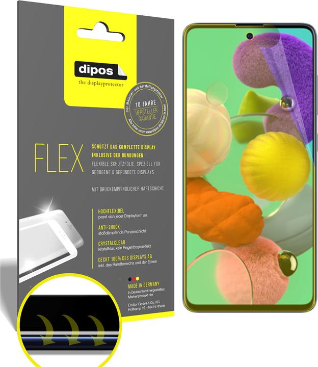 Image du produit Dipos Film de Protection d’écran Full-Cover 3D (2 pièce(s), Samsung Galaxy A51)