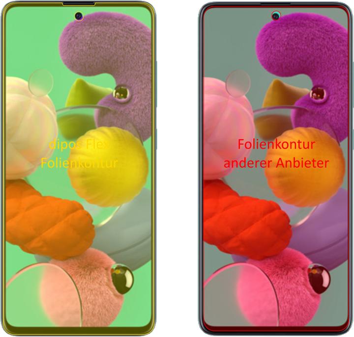 Image du produit Dipos Film de Protection d’écran Full-Cover 3D (2 pièce(s), Samsung Galaxy A51)