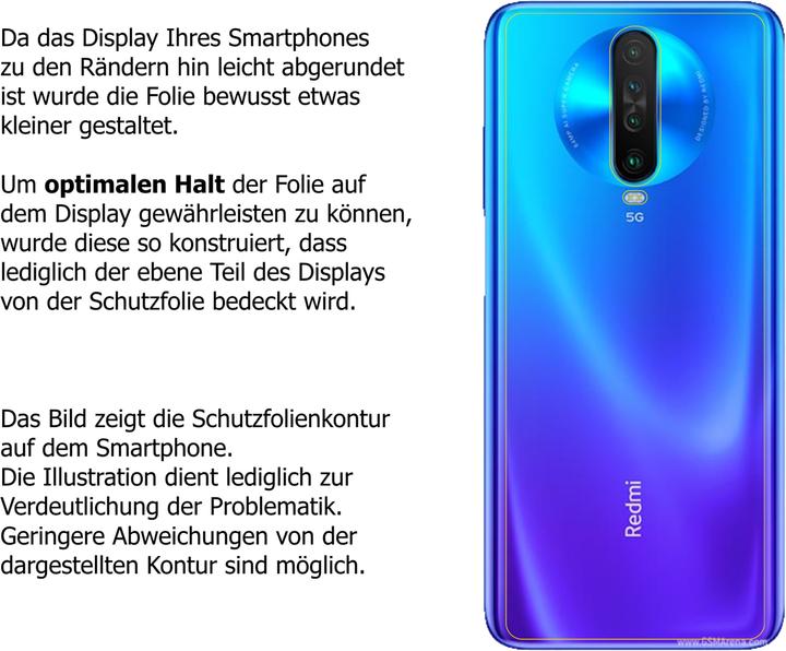 Image du produit Dipos Film de Protection d’écran Crystalclear (2 pièce(s), Xiaomi Poco X2)