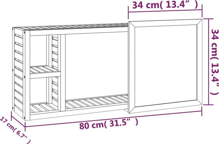 Immagine prodotto VidaXL Reale (80 x 17 x 34 cm)