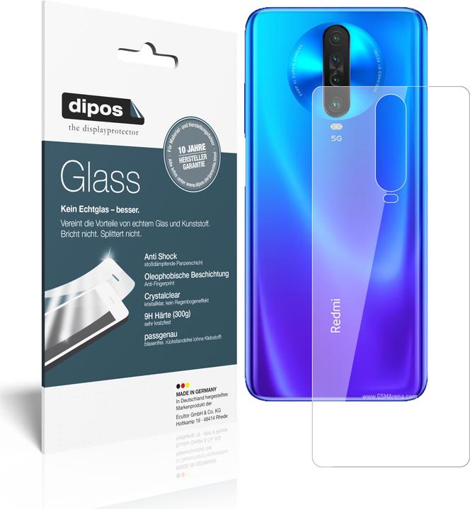 Produktbild Dipos Displayschutz Anti-Shock (2 Stück, Xiaomi Poco X2)