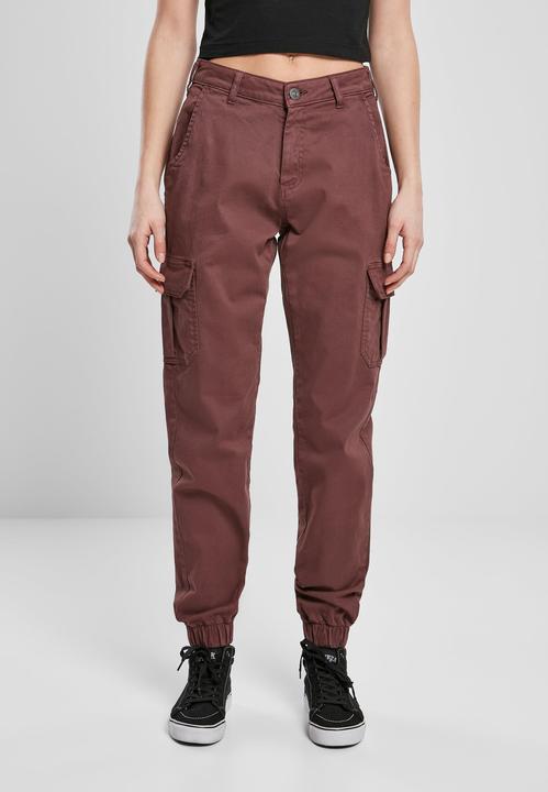 Actual product image Urban Classics Ladies High Waist Cargo Pants (30)