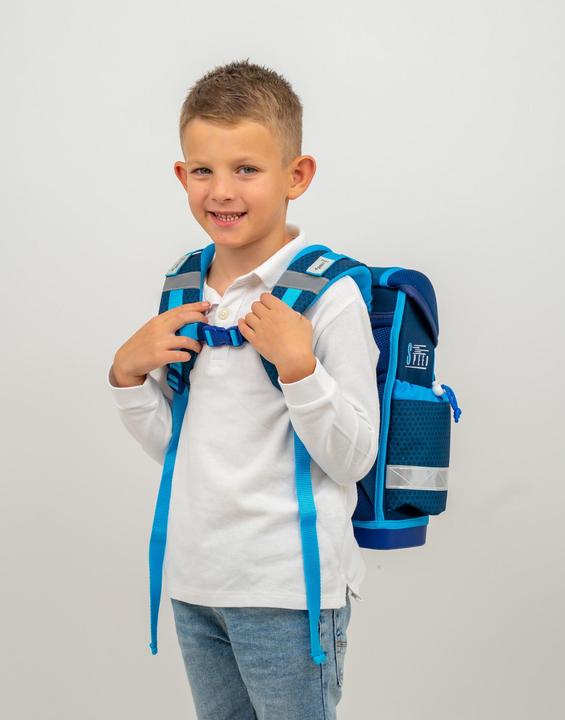 Actual product image Belmil CLASSY Schulrucksack-Set Racing Neon (19 l)