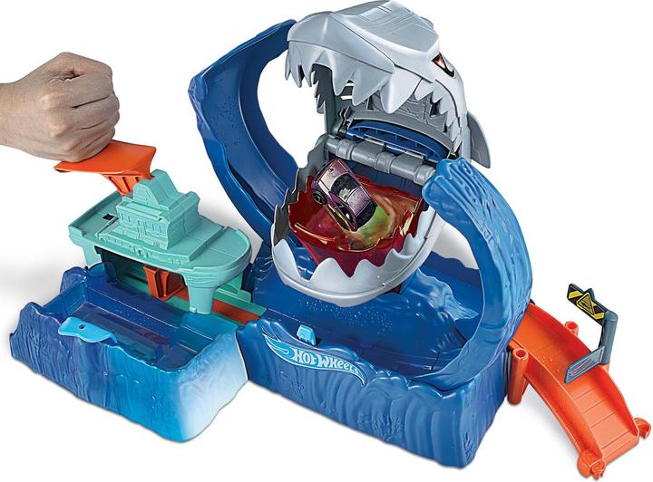 Actual product image Hot Wheels Robo Shark Frenzy Play Set