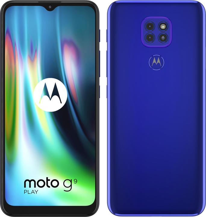 Image du produit Motorola Moto G9 Play (64 Go, Sapphire Blue, 6.50", Double SIM, 48 Mpx, 4G)