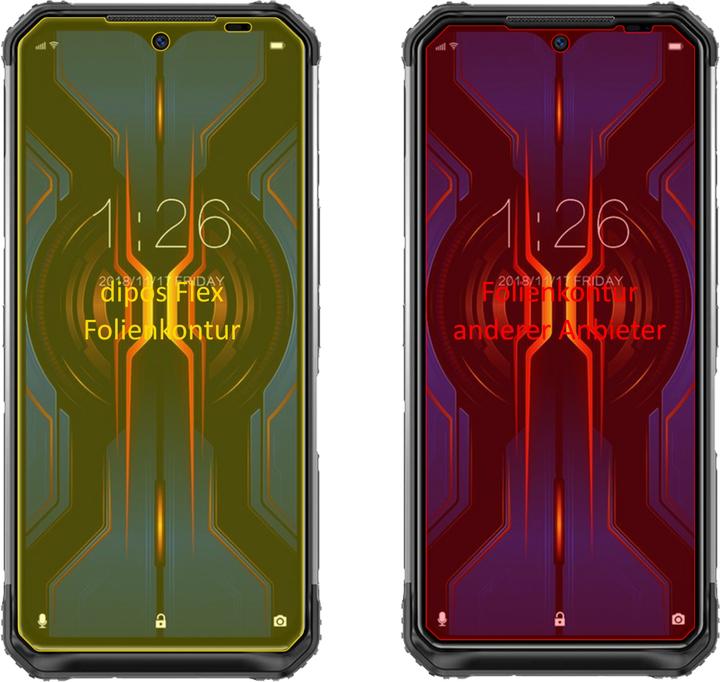 Produktbild Dipos Displayschutzfolie Full-Cover 3D (3 Stück, Doogee S95 Pro)