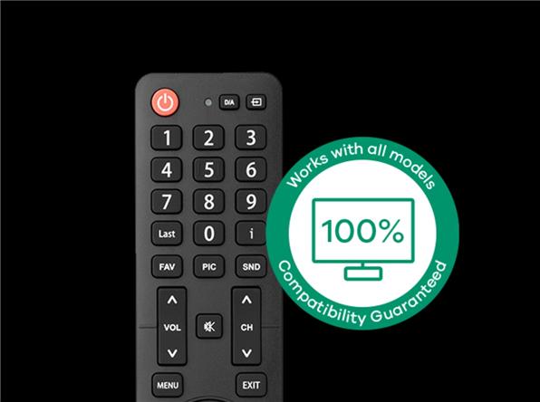 Image du produit One for All Télécommande de remplacement Hisense TV (Télécommande universelle, Infrarouge)