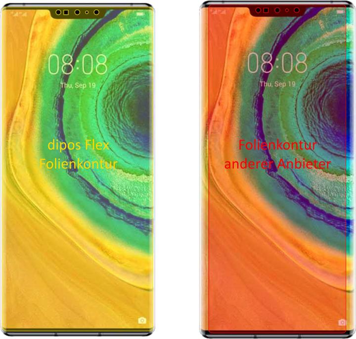 Image du produit Dipos Film de Protection d’écran Full-Cover 3D (2 pièce(s), Huawei Mate 30E Pro)