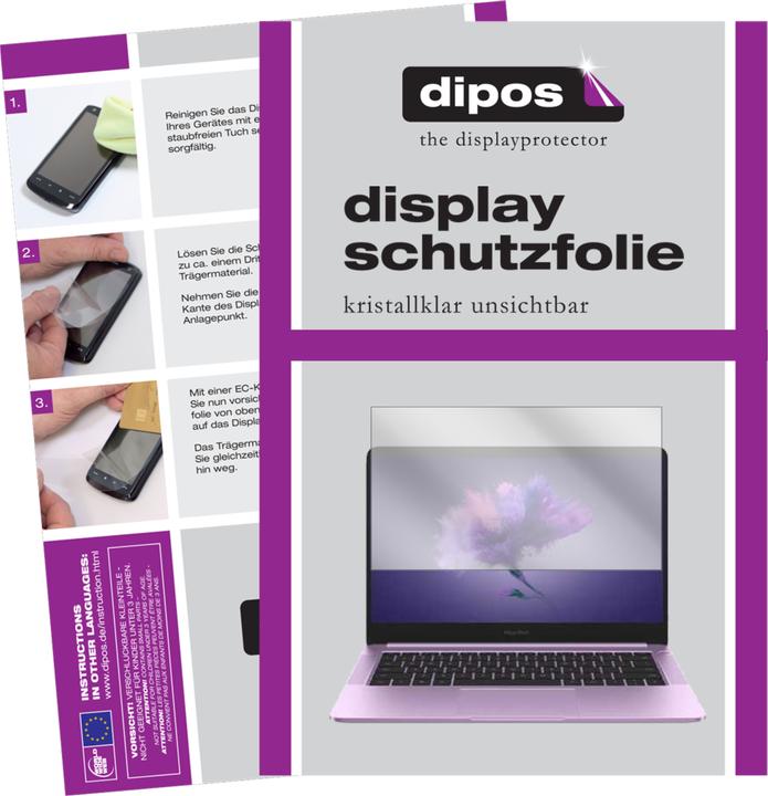 Actual product image Dipos Screen Protector Crystalclear (15.60", 16 : 9)