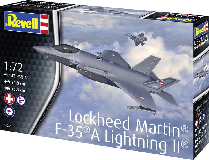 Actual product image Revell Lockheed Martin F-35A Lightning II Swiss Air Force