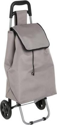 5Five Einkaufswagen Einkaufswagen Tragetasche Polyester Metall Grau