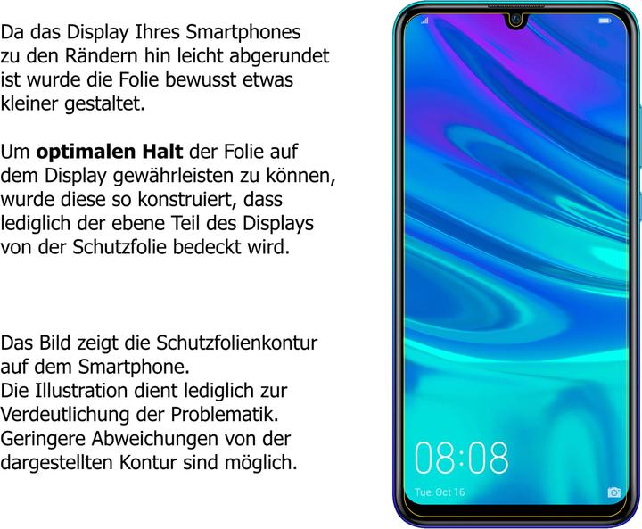 Immagine prodotto Dipos Pellicola Protettiva Antiriflesso (6 Pezzo/i, Huawei P Smart (2019))