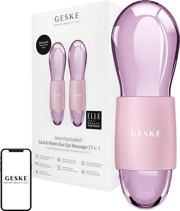 Actual product image Geske Cool & Warm Duo Eye Massager 7 in 1 (pink)