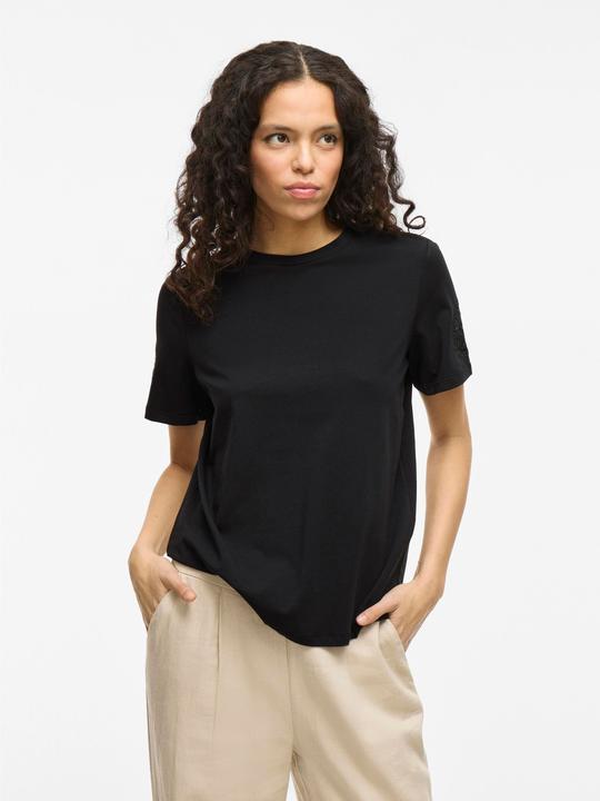 Actual product image Vila VICELIANA Rundhals Oberteil mit kurzen Ärmeln (M)