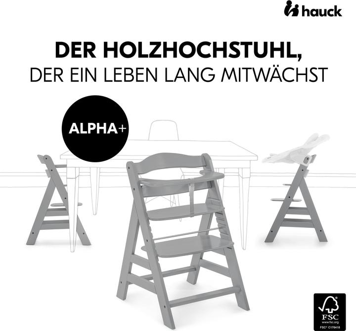 Image du produit Hauck alpha+ (Chaise haute)