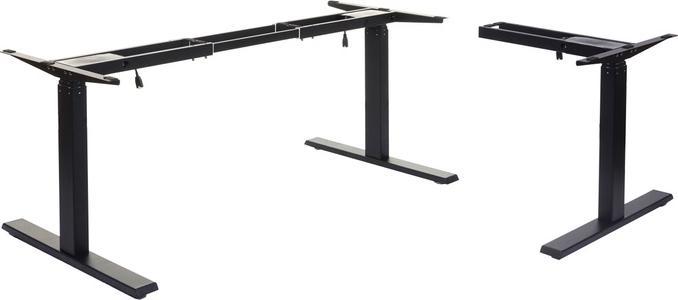 Immagine prodotto Swisshandel24 Telaio, telaio variabile per scrivania ad angolo, regolabile elettricamente in altezza Memory 45kg