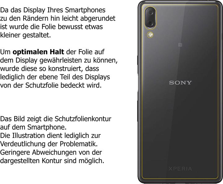 Actual product image Dipos Screen Protector Crystalclear (2 Piece, Sony Xperia L3)