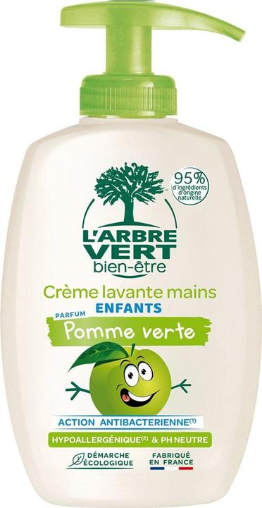 L'arbre vert Savon liquide mains enfants écologique Pomme verte (Liquid soap, 300 ml)