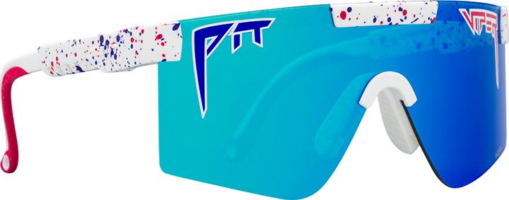 Pit Viper The Merika Original Polarized Blue Narrow (Weiss-Rot)