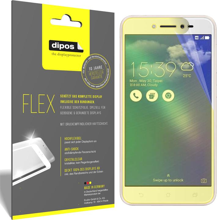Immagine prodotto Dipos Pellicola Protettiva Full-Cover 3D (3 Pezzo/i, Asus Zenfone Live)